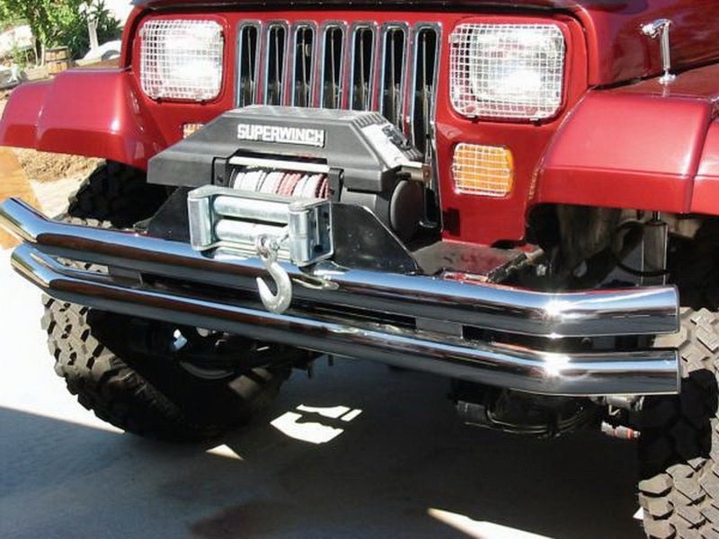 Rampage 1976-1983 Jeep CJ5 Double Tube Bumper - Stainless Bumpers - Steel Rampage