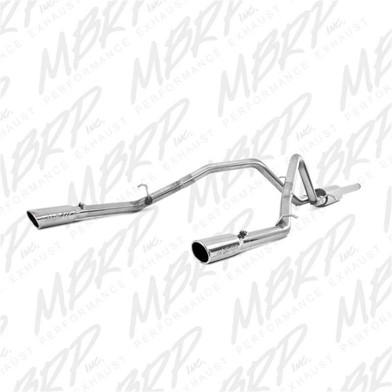 MBRP 14 Chevy/GMC 1500 Silverado/Sierra 4.3L V6/5.3L V8 Dual Split Rear T409 3in Cat Back Exhaust Catback MBRP
