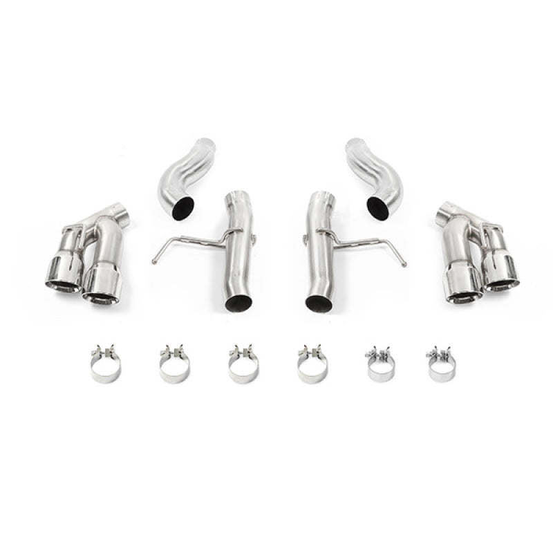 Mishimoto 2016+ Chevrolet Camaro 2.0T Quad-Tip Race Axle-Back Exhaust w/ Polished Tips Axle Back Mishimoto