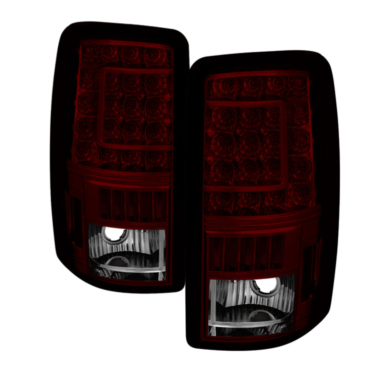 xTune GMC Yukon Denali Xl 01-06 Version 2 C Shape LED Tail Lights Red Smoke ALT-ON-CD00-G2-LED-RS Tail Lights SPYDER