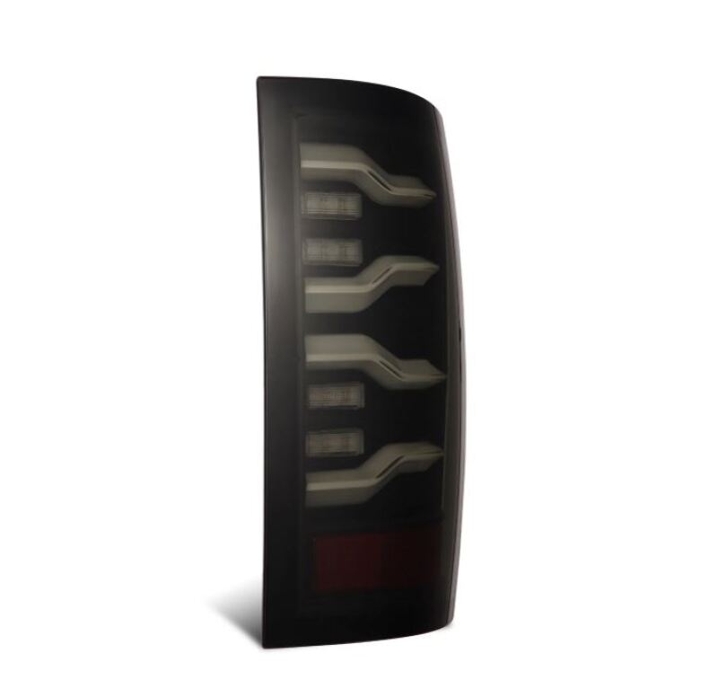AlphaRex 09-18 Dodge Ram Luxx-Series LED Tail Lights Alpha-Black w/ Activation Light & Seq. Signal Tail Lights AlphaRex