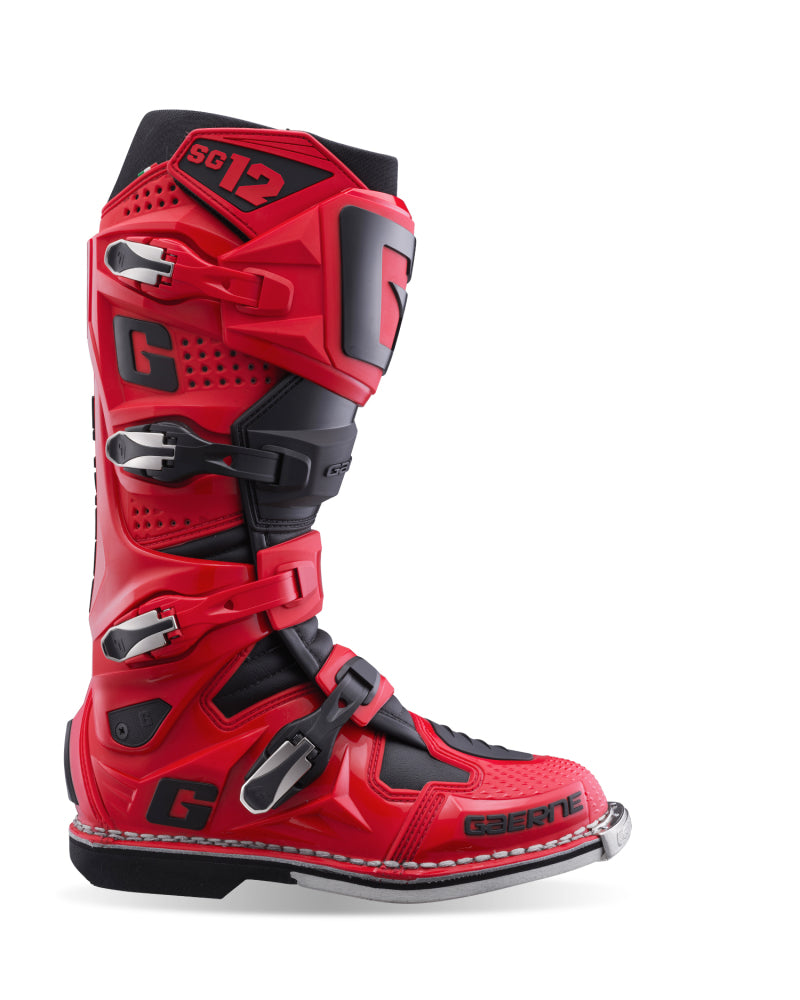 Gaerne SG12 Boot Red/Black Size - 12 Motorcycle Boots Gaerne