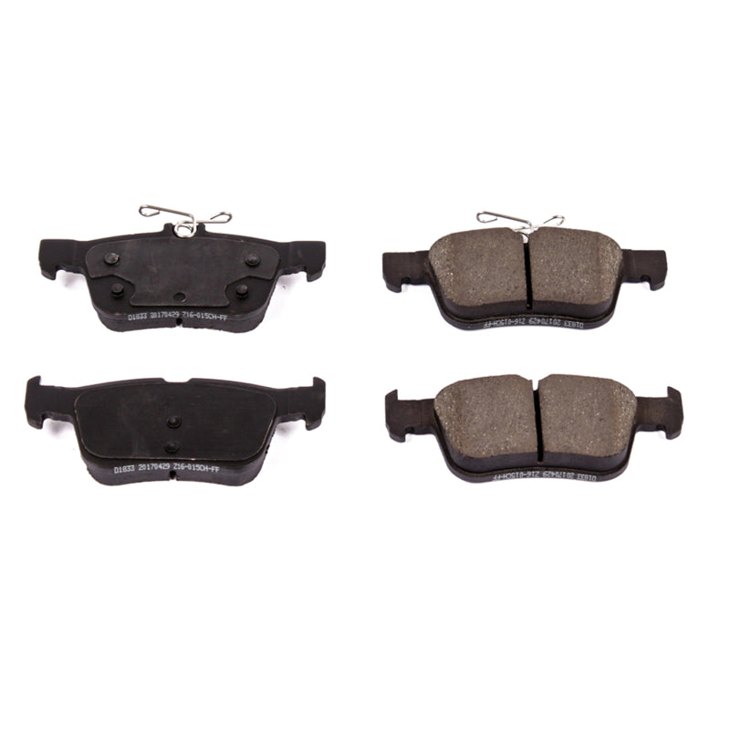 Power Stop 15-16 Ford Edge Rear Z16 Evolution Ceramic Brake Pads Brake Pads - OE PowerStop