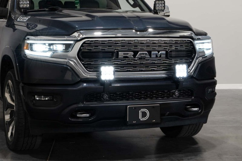 Diode Dynamics SS5 Bumper LED Pod Light Kit for 2019-Present Ram - Yellow Pro Combo Light Accessories and Wiring Diode Dynamics