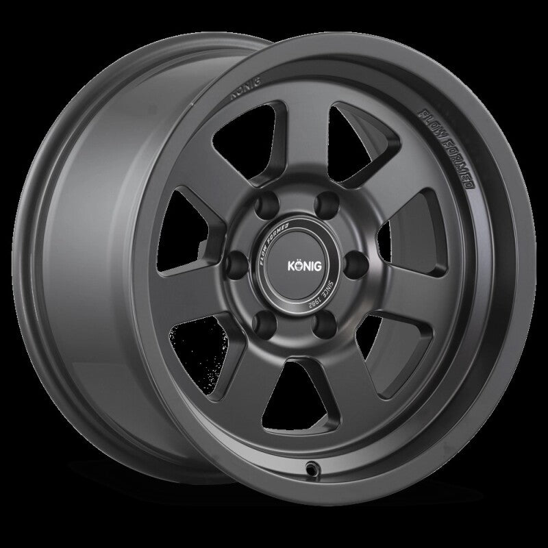 Konig HT2 17X9 5X127 ET-12 Matte Black Wheels - Cast Konig