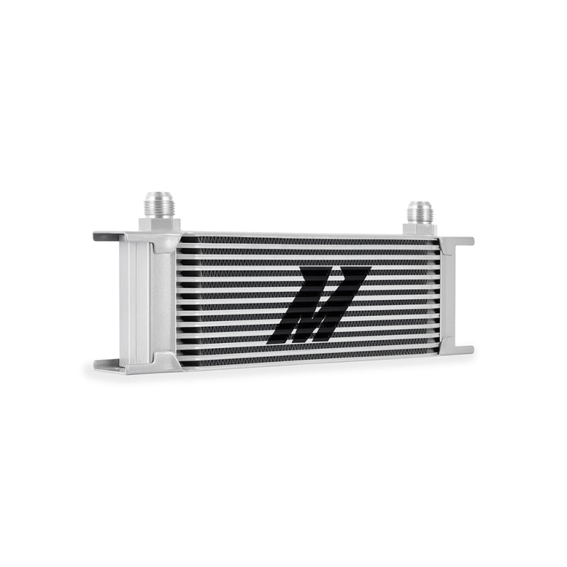 Mishimoto Universal 13-Row Oil Cooler Silver Oil Coolers Mishimoto