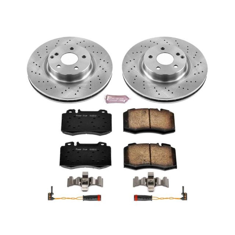Power Stop 2003 Mercedes-Benz SL500 Front Autospecialty Brake Kit Brake Kits - OE PowerStop