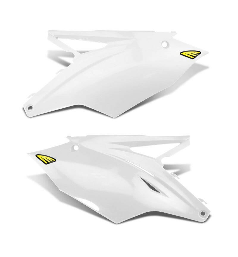 Cycra 16-20 Kawasaki KX250F-KX450F Side Panels - White Plastics Cycra