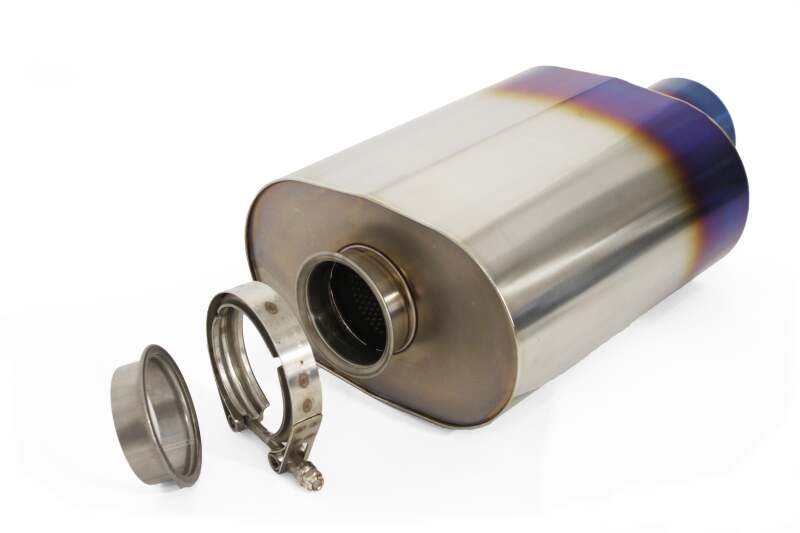 GReddy Universal 3.0in RS-Ti Oval Titanium Muffler Muffler GReddy