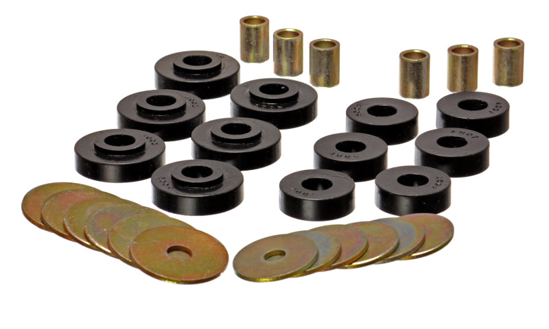 Energy Suspension GM Corvette Black Body Mount Set Bushing Kits Energy Suspension