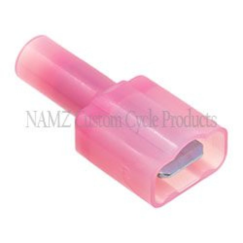 NAMZ Fully Insulated .25in. Male Quick Disconnect Terminals 22-18g (25 Pack) Wiring Connectors NAMZ