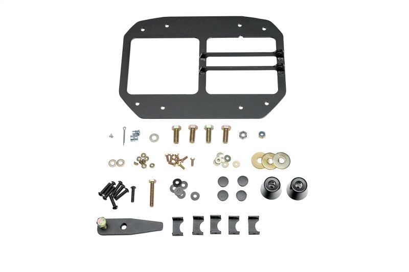 Rugged Ridge 18-22 Jeep Wrangler (JL) Rubicon/Spt 2dr HD Rear Bumper w/Swing Out Tire Carrier - Blk Bumpers - Steel Rugged Ridge