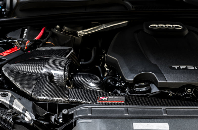 AWE Tuning Audi B9 A4/A5 2.0T Quattro Carbon Fiber AirGate Intake w/ Lid Cold Air Intakes AWE Tuning
