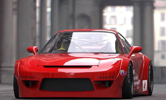 GReddy 92-02 Mazda RX-7 Rocket Bunny FD3S Duck-Tail Wing V2 Spoilers GReddy