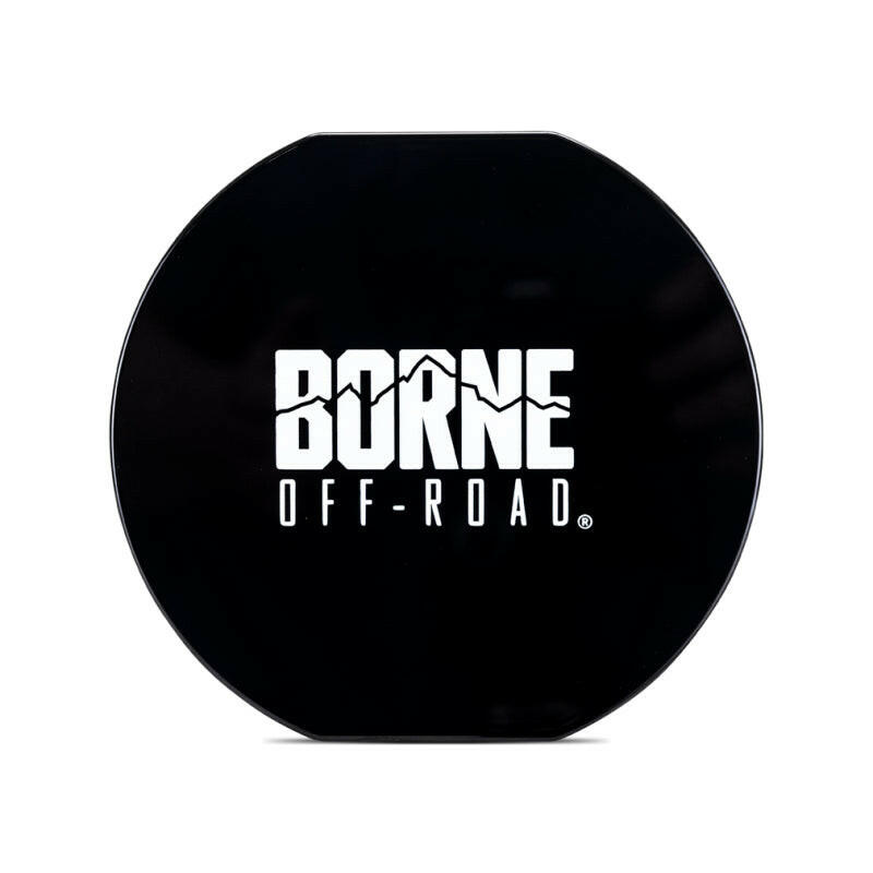 Borne Off-Road 7in Round Light Cover Black Light Covers and Guards Borne Off-Road