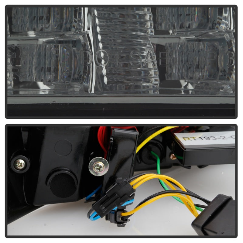 Spyder 15-16 Ford Mustang LED DRL - Smoke (CBL-YD-FM15-LED-SM) Daytime Running Lights SPYDER