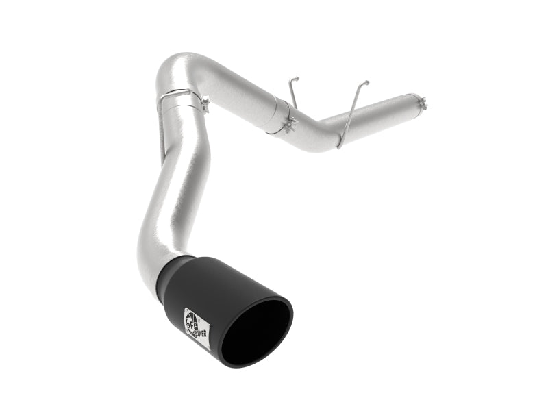 aFe Large Bore-HD 5in 409SS DPF-Back Exhaust System w/Black Tip 19-20 Ram Diesel Trucks L6-6.7L (td) DPF Back aFe