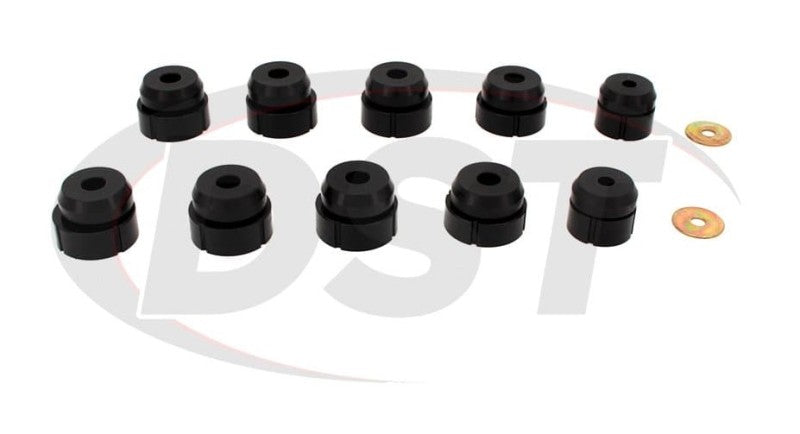 Prothane 80-96 Ford Bronco 2wd/4wd Body Mount - Black Bushing Kits Prothane