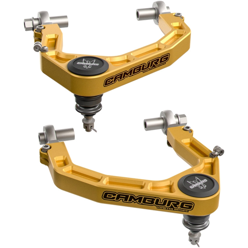 Camburg 2024+ Ford Ranger Raptor KINETIK Series Billet X-Joint XL Upper Control Arms - Gold Suspension Arms & Components Camburg