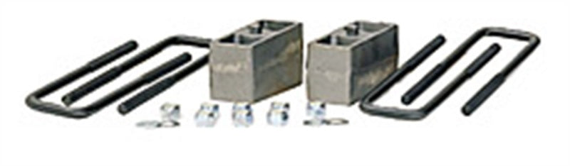 Fabtech 11-19 GM C/K3500HD 2WD/4WD 1in Rear Leaf Spring Block & U-Bolt Kit Leaf Springs & Accessories Fabtech