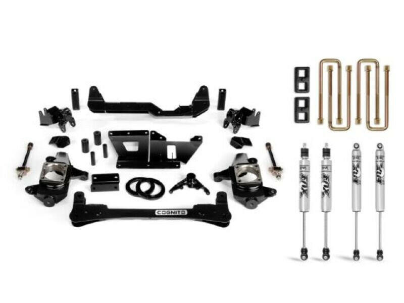 Cognito 01-13 Chevy/GMC Silv/Sierra 2500/3500 HD 2WD/4WD 4in Std Lift Kit w/ Fox PS 2.0 IFP Shocks Lift Kits Cognito