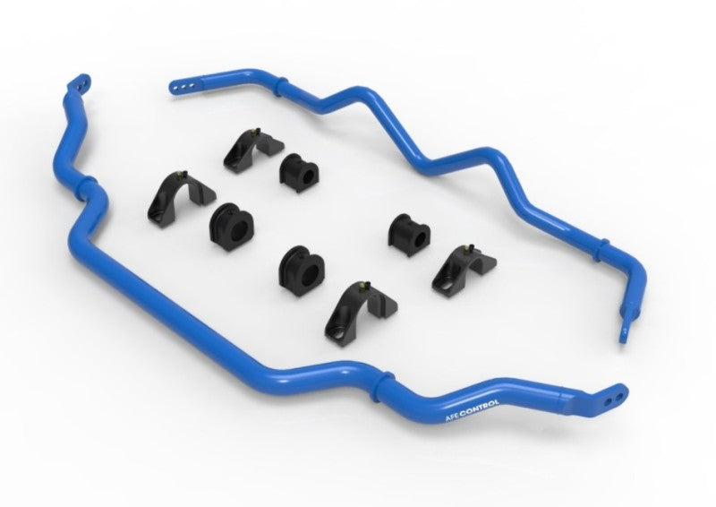 aFe 16-21 Infiniti Q50/Q60 3.0L (tt) Front and Rear Sway Bar Set Blue Sway Bars aFe