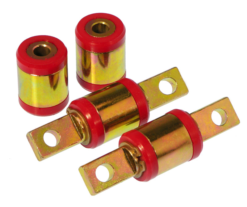 Prothane 88-00 Honda Civic Rear Upper Control Arm Bushings - Red Bushing Kits Prothane