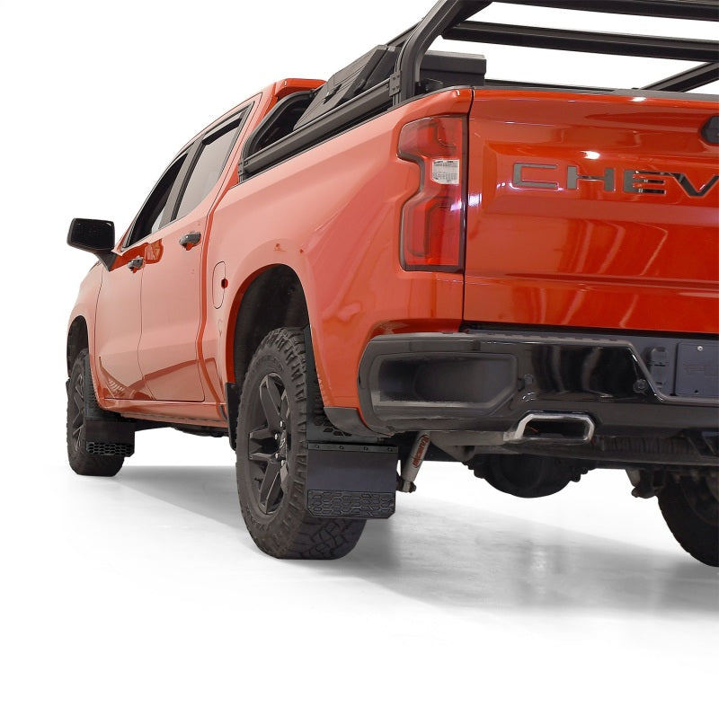 Putco 17-20 Ford SuperDuty - Set of 2 (Excl Dually Rear) Mud Skins - HDPE w/ Hex Shield Mud Flaps Putco
