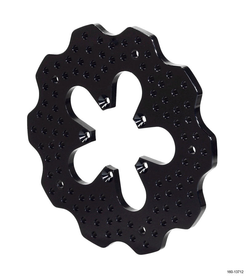 Wilwood Rotor-Alum Micro Fr.-Drilled-Scalloped 7.00 x .250 - 5 on 2.375in Brake Rotors - 2 Piece Wilwood