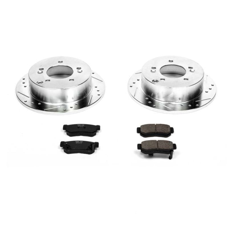 Power Stop 06-08 Hyundai Sonata Rear Z23 Evolution Sport Brake Kit Brake Kits - Performance D&S PowerStop