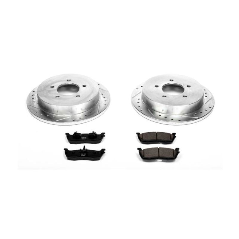Power Stop 97-00 Ford Expedition Rear Z23 Evolution Sport Brake Kit Brake Kits - Performance D&S PowerStop