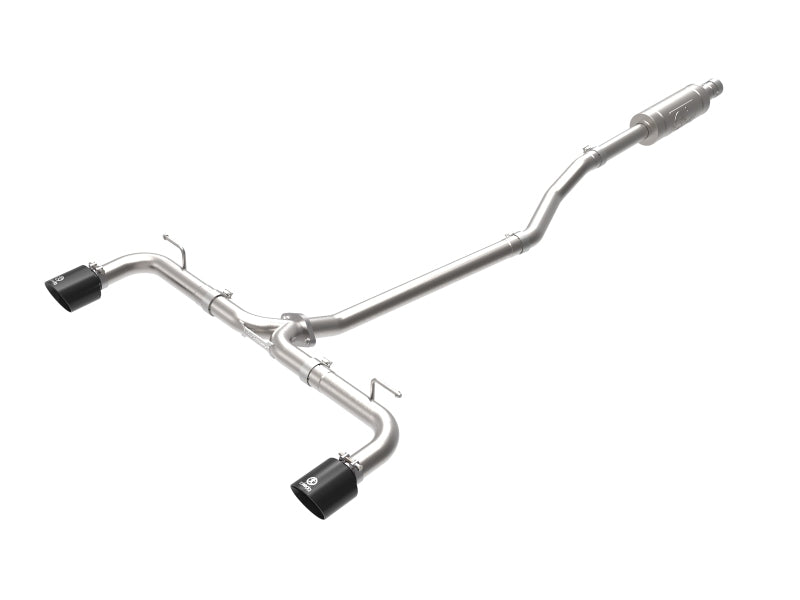 aFe Takeda 2-1/2in 304 SS Cat-Back Exhaust w/ Black Tips 14-18 Mazda 3 L4 2.0L/2.5L Catback aFe