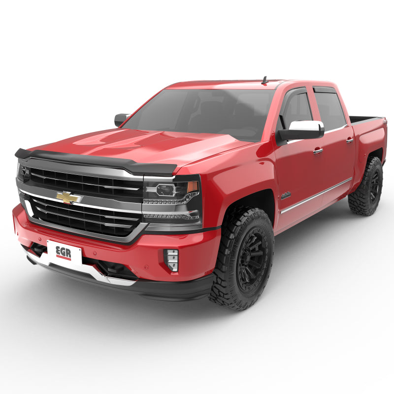 EGR 16+ Chev Silverado LD Superguard Hood Shield Hood Deflectors EGR