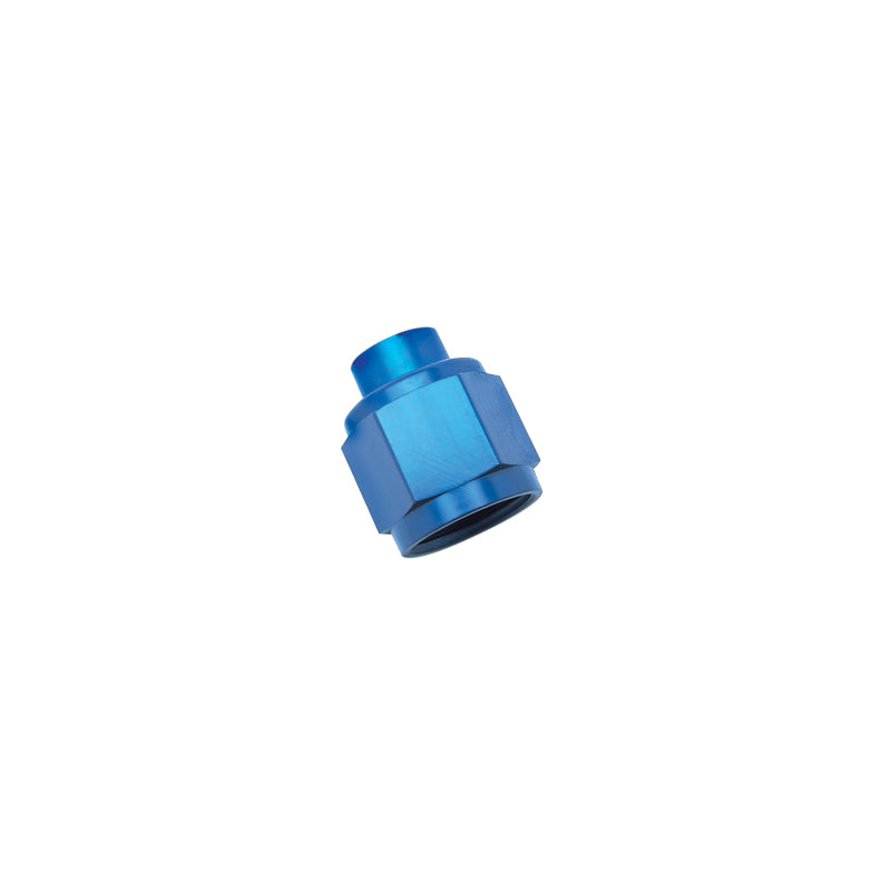 Russell Performance -8 AN Flare Cap (Blue) Fittings Russell
