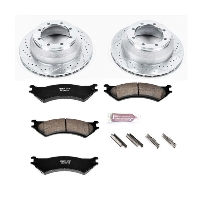 Power Stop 03-05 Ford E-350 Club Wagon Rear Z23 Evolution Sport Brake Kit Brake Kits - Performance D&S PowerStop