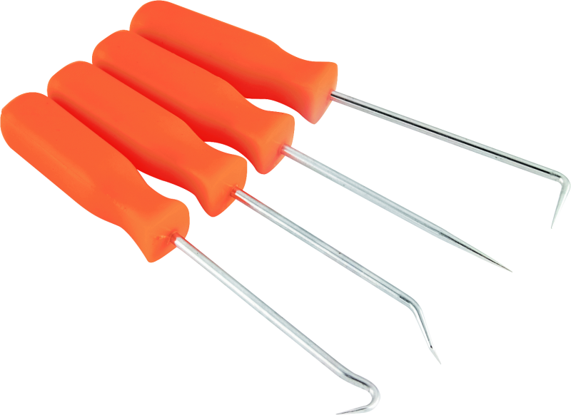 BikeMaster 4-pc Mini Hook and Pick Set Tools BikeMaster