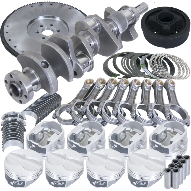 Eagle Ford 302 3.250in Crank 5.400in I-Beam Rods 4.040in Pistons 157 Tooth FW Balanced Assembly Rotating Assemblies Eagle