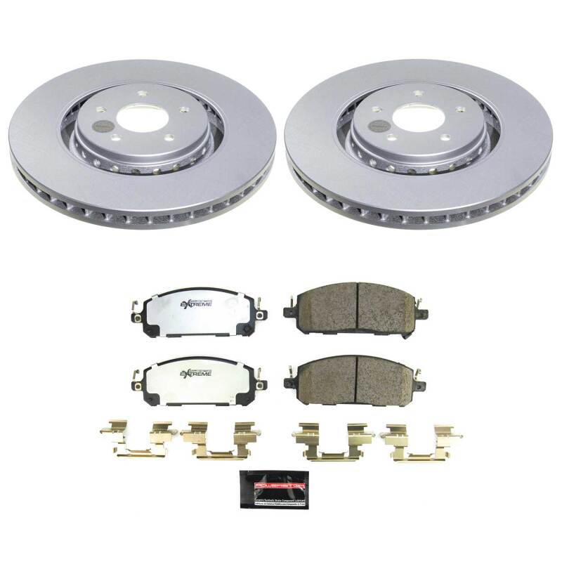 Power Stop 22-24 Infiniti QX60 Front Z36 Coated Truck & Tow Brake Kit Brake Kits - Performance Blank PowerStop