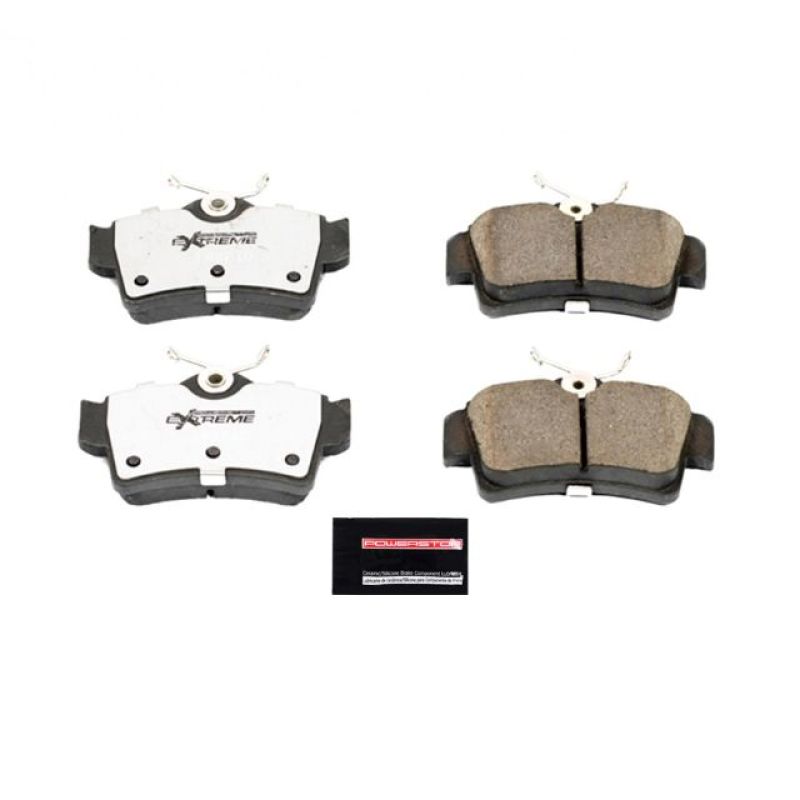 Power Stop 94-01 Ford Mustang Rear Z26 Extreme Street Brake Pads w/Hardware Brake Pads - Performance PowerStop