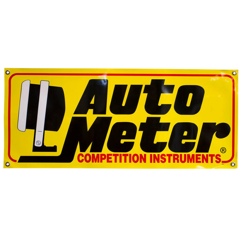 Autometer 3ft Heavy Race Banner Marketing AutoMeter