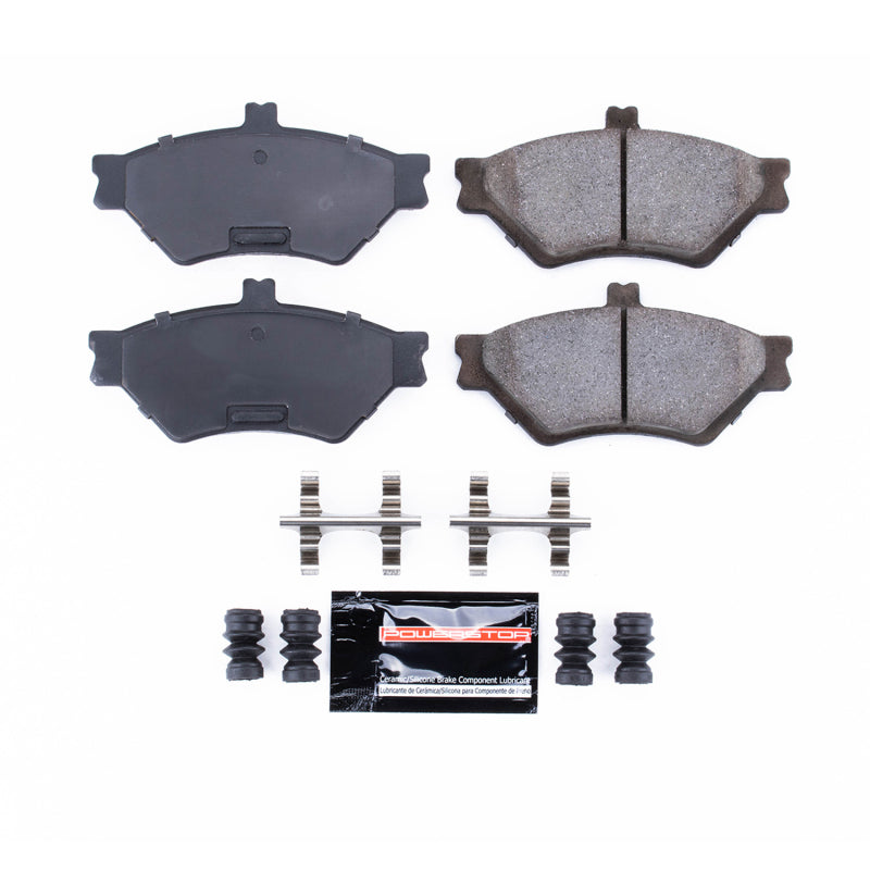 Power Stop 95-97 Ford Crown Victoria Front Z23 Evolution Sport Brake Pads w/Hardware Brake Pads - Performance PowerStop