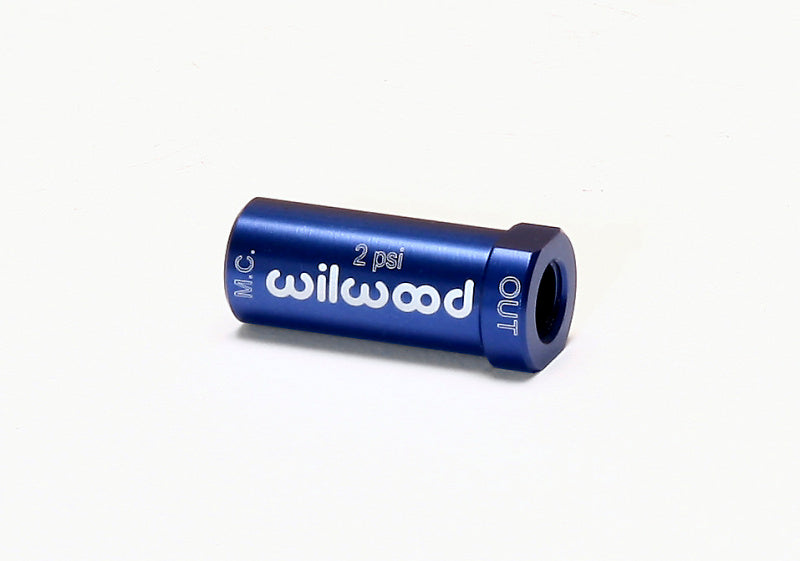 Wilwood Residual Pressure Valve - New Style - 2# / Blue Brake Hardware Wilwood