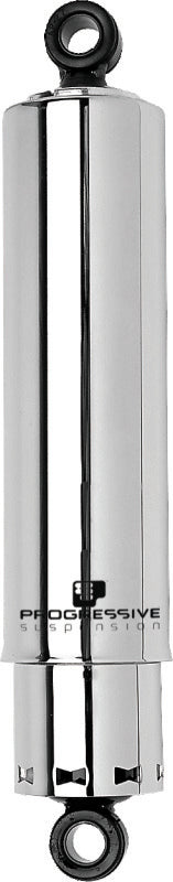 Progressive Harley 412 Series Shocks 12.0in - Chrome Shocks and Struts Progressive