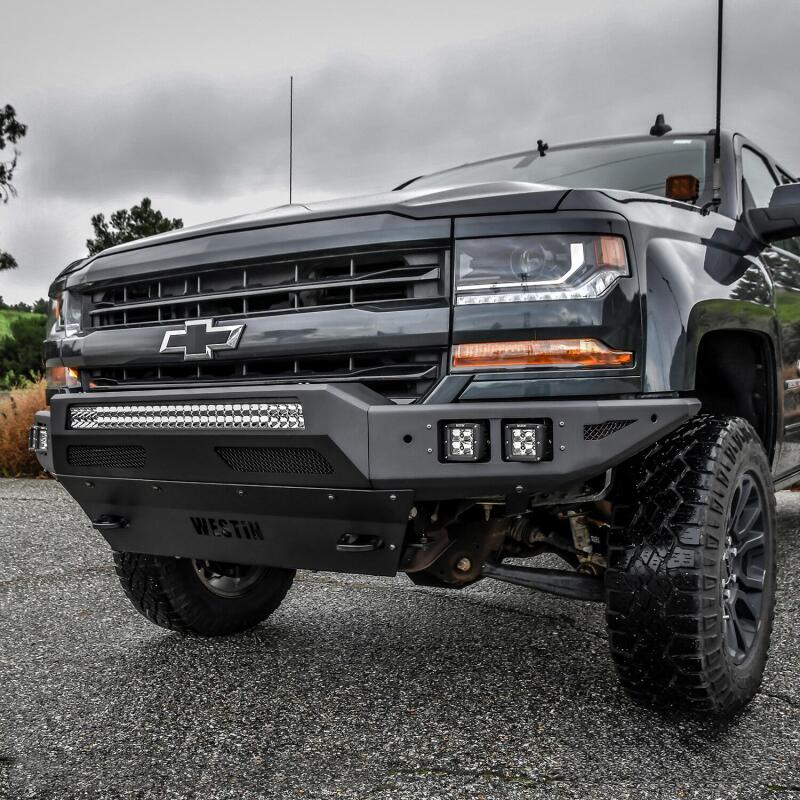 Westin 16-19 Chevy/GMC Silverado/Sierra 1500 Pro-Mod Front Bumper Bumpers - Steel Westin