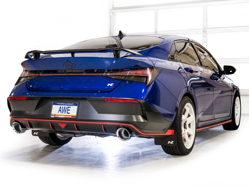 AWE Tuning 22-26 Hyundai Elantra N Track Edition Cat-Back Exhaust - Chrome Silver Tips Catback AWE Tuning