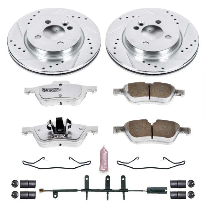 Power Stop 07-08 Mini Cooper Front Z26 Street Warrior Brake Kit Brake Kits - Performance D&S PowerStop