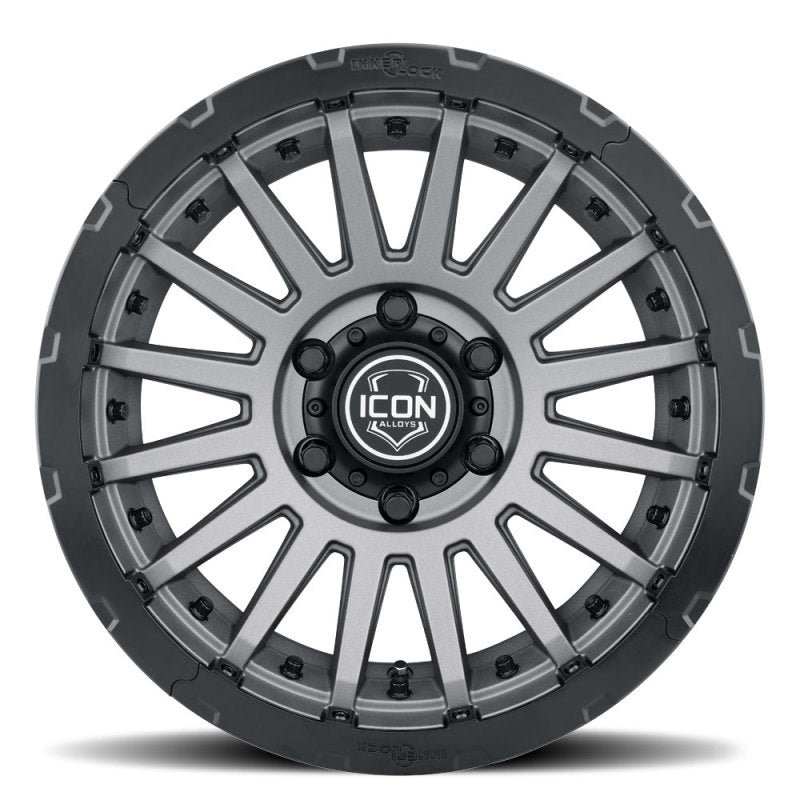 ICON Recon Pro 17x8.5 5 x 150 25mm Offset 5.75in BS Charcoal Wheel Wheels - Cast ICON