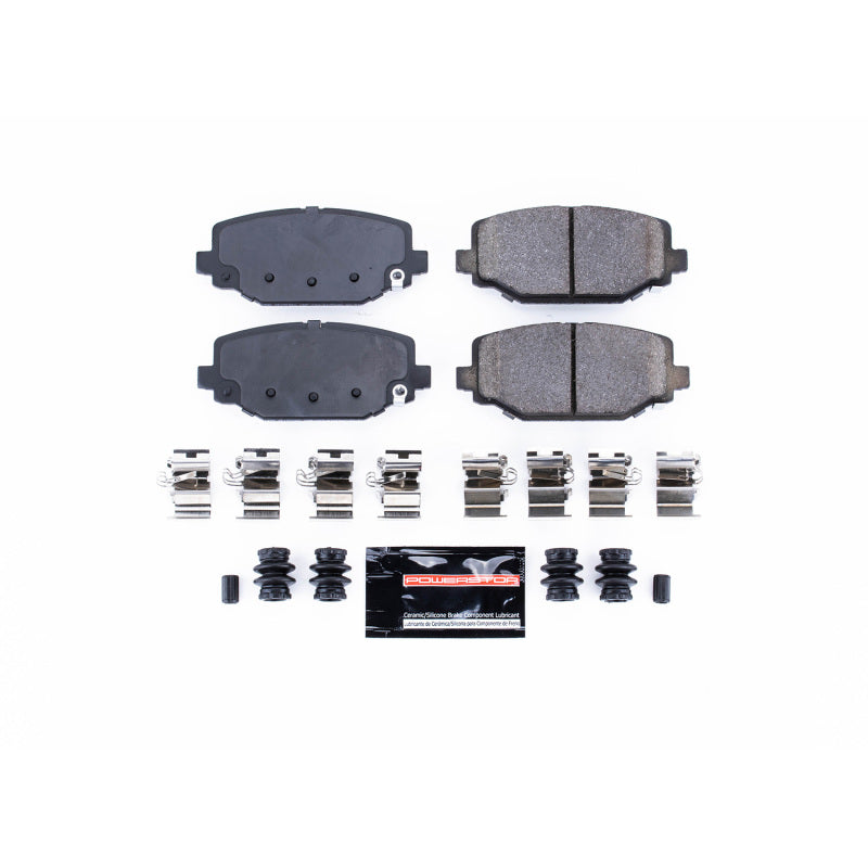 Power Stop 12-16 Chrysler Town & Country Rear Z23 Evolution Sport Brake Pads w/Hardware Brake Pads - Performance PowerStop