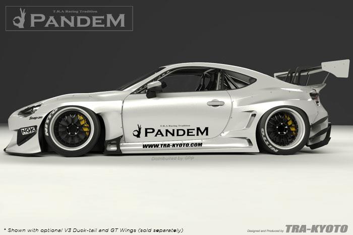 GReddy Scion FR-S Pandem Wide Body V3 Rear Canards Fenders GReddy