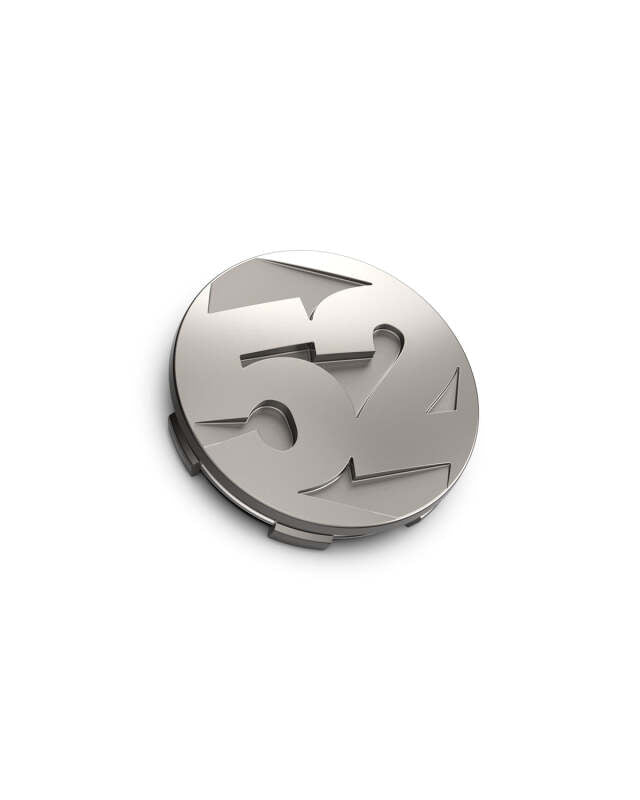 fifteen52 65mm Snap In Center Cap Single for Rally Sport/MX/SV Wheels - Magnesium Grey Wheel Center Caps fifteen52